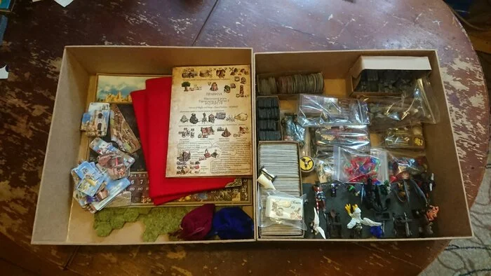 End of HoMM3B - My, Homm3b, Board games, HOMM III, Герои меча и магии, Miniature, Package, Unpacking, Tabletop role-playing games, Video, Video VK, Longpost