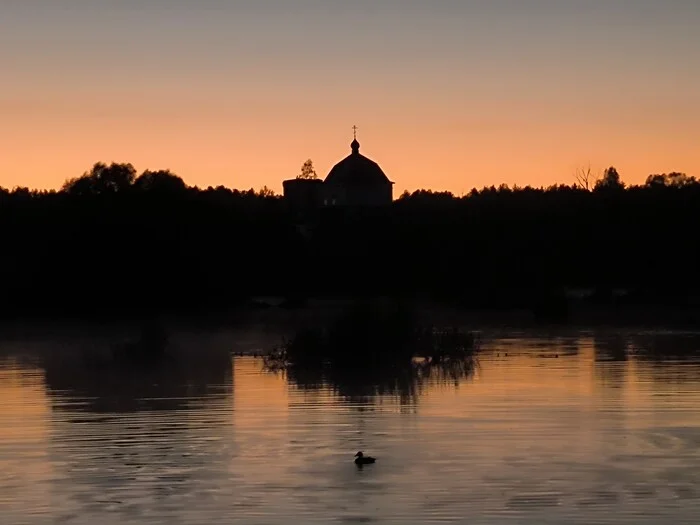 Night - Art, Nature, Temple, Pond