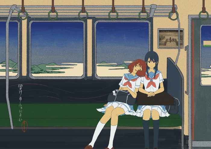  , Anime Art, Hibike! Euphonium, Kumiko Oumae, Kousaka Reina, Kyoto Animation