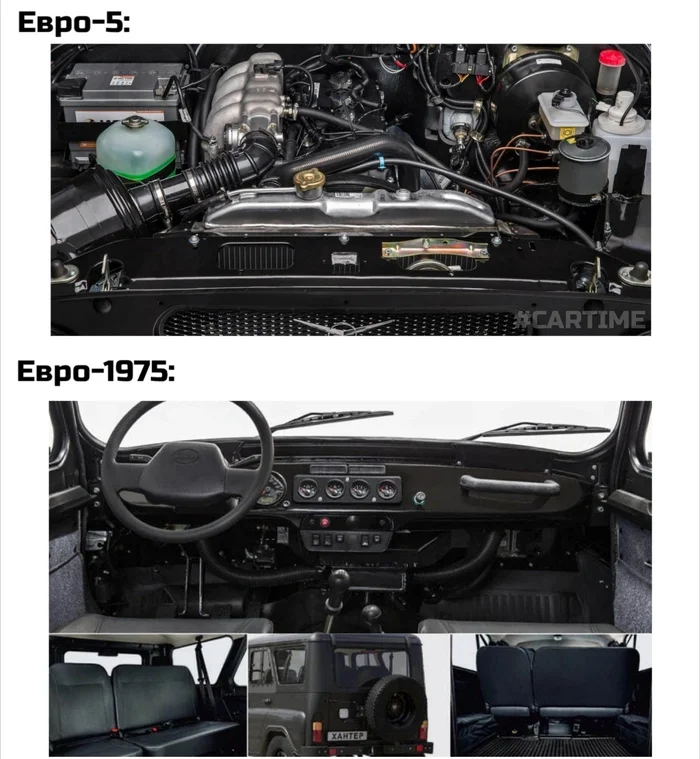 Ответ на пост «УАЗ запустил предзаказы на обновленный Хантер с мотором Евро-5» - Моё, Транспорт, Автомобилисты, Авто, УАЗ, Юмор, Ответ на пост, Картинка с текстом