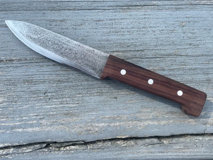 Knife from a saw blade - My, With your own hands, Knife, Needlework without process