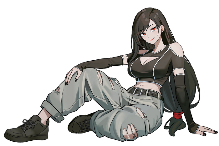  , Anime Art, , Final Fantasy VII, Tifa Lockhart