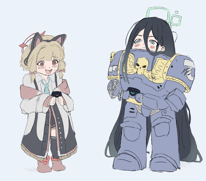   ( ) Blue Archive, Anime Art, Warhammer 40k, Warhammer 40k: Space Marine 2