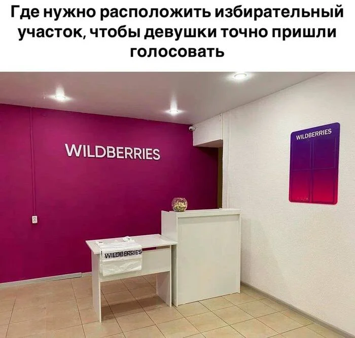 Гениально - Картинка с текстом, Юмор, Wildberries, Выборы, Telegram (ссылка)