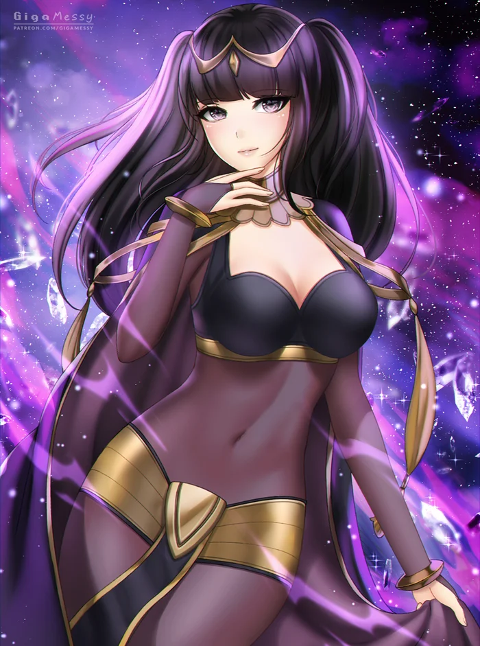 Тарья - Аниме, Anime Art, Pixiv, Пупок, Fire Emblem, Fire emblem awakening, Tharja