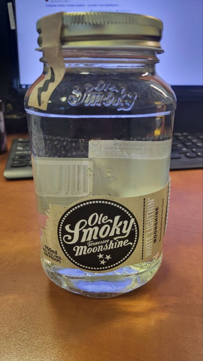 Ole Smoky. White Lightnin Moonshine. We taste and look for the hidden meaning in the song by Chris de Burgh - My, Moonshine, Alcohol, Beverages, Tennessee, Review, Overview, Longpost