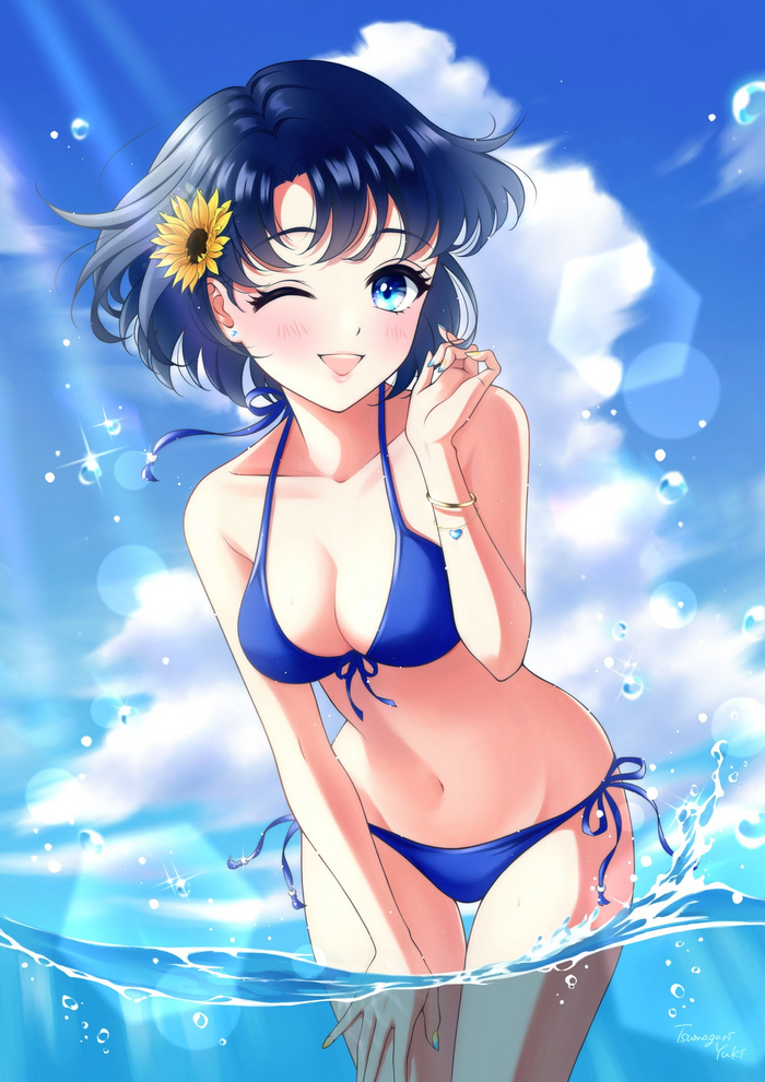   ,  ! Sailor Moon, Sailor Mercury, , Anime Art, 