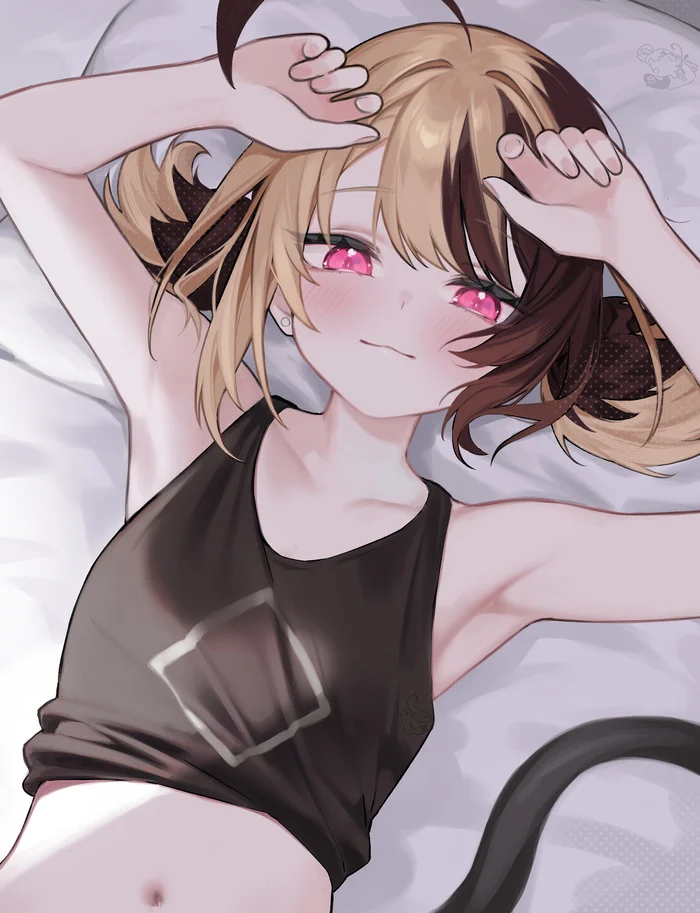 GG - Anime, Anime art, Virtual youtuber, Hololive, Gigi Murin