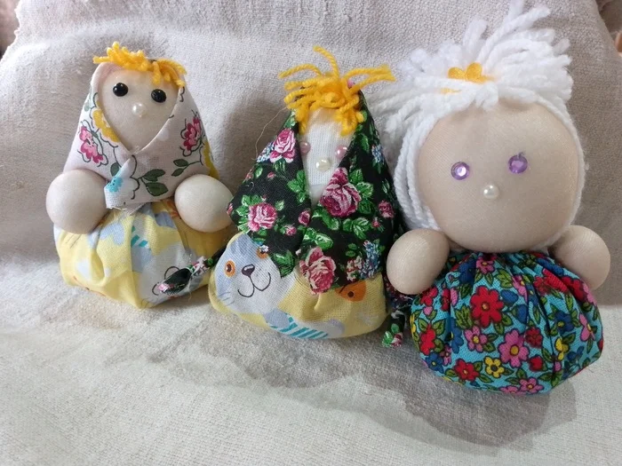 Matryoshka dolls - Crafts, Needlework without process, Soft dolls, Handmade, Creation