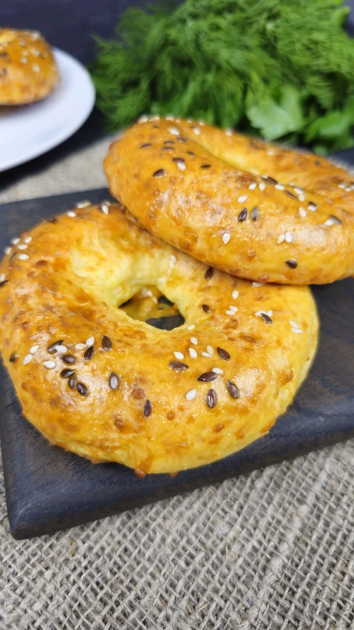 Cheese rings. Just perfect for breakfast. - Bakery products, Snack, Breakfast, Longpost