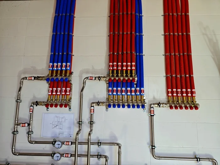September 10, 2024. DNP MIRROR, part 1 - My, Warm floor, Installation of heating systems, Heating, Plumber, Home construction, Quality, Aesthetics, Perfectionism, Longpost