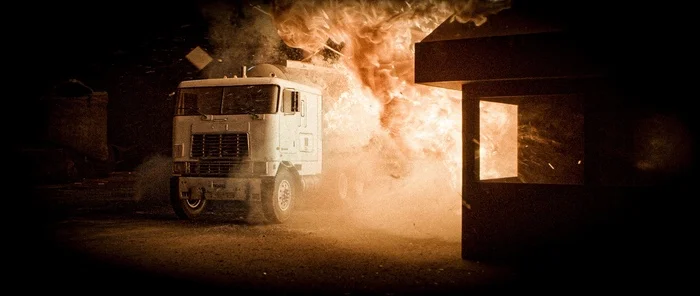 The Magic of Cinema, or Art is an EXPLOSION (c) - My, Russian cinema, Movies, Screen adaptation, Stand modeling, Truck, Auto, Explosion, Special effects, Robert Sheckley, Igor Lifanov, Layout, Scale model, Modeling, 3D печать, Laser cutting, Etching, Video, Youtube, Longpost