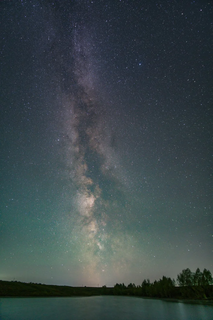 Milky Way in early September - My, Astrophoto, Milky Way, Starry sky, Night, Landscape, September, Chuvashia