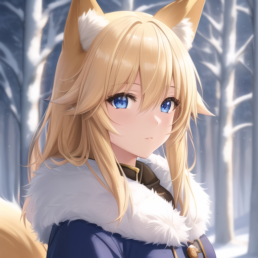 Winter - My, Anime, Anime art, Stable diffusion, Longpost