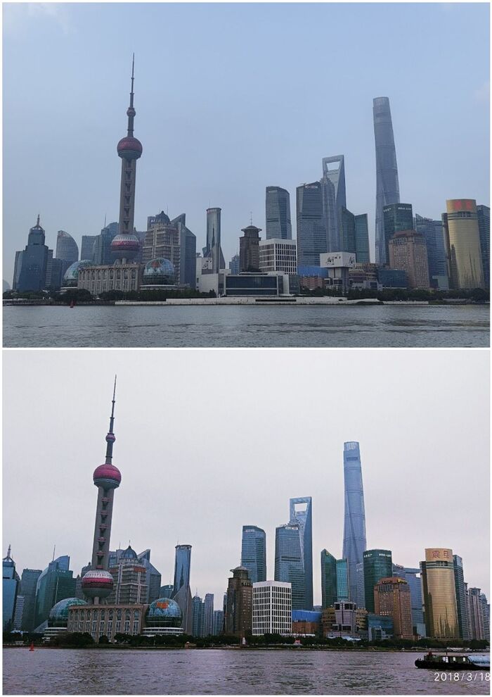 Верхняя 2024, нижняя 2018 а небо все такое же серое...