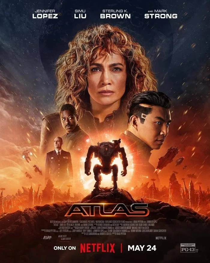 WHO HASN'T SEEN IT! IT'S IN 4K! The movie Atlas (2024) - My, Movies, Looking for a movie, Movie review, New films, Cinema, Film and TV series news, Online Cinema, Trailer, Russian trailer, I advise you to look, Hollywood, Fantasy, Space fiction, Боевики, Fantastic thriller, Jennifer Lopez, Atlas, Drama, Video, Vertical video, Longpost