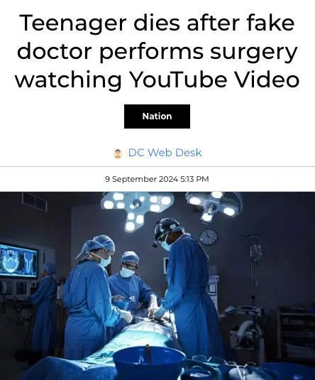 And again India! - India, Death, Surgeon, Youtube, Negative