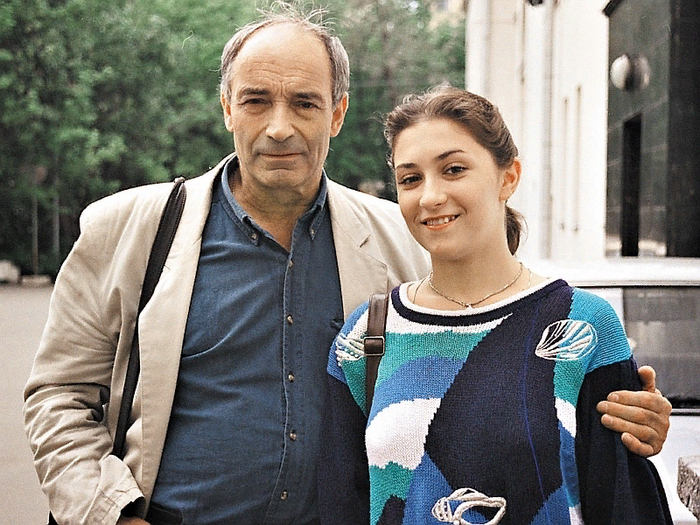 Валентин Иосифович с дочерью Ольгой