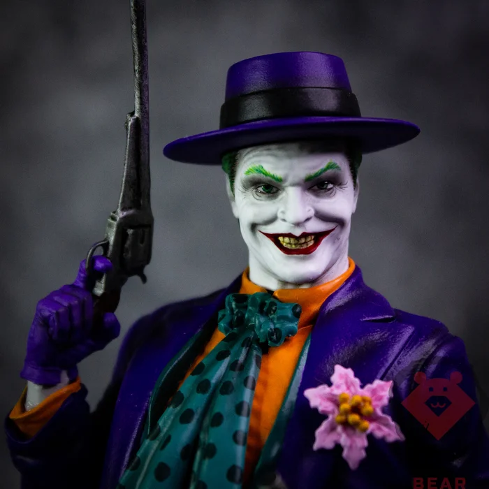 Joker Jack Nicholson - My, Figurines, 3D печать, Collection, 3D printer, Collecting, Painting miniatures, Joker, Scale model, Painting, Batman, Movies, Painting, Longpost