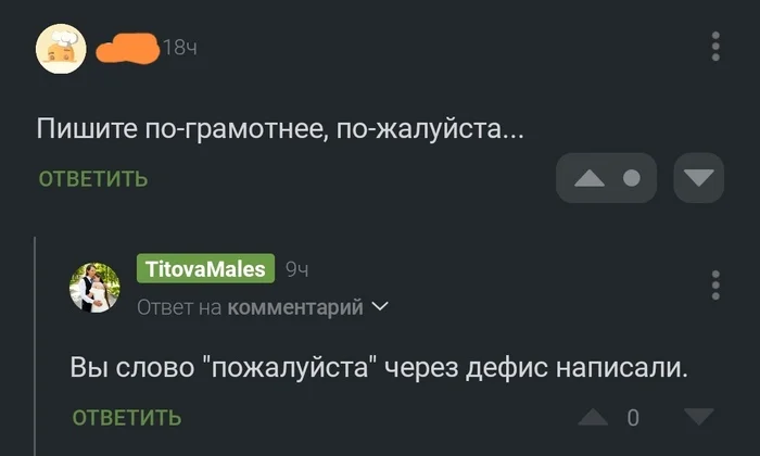 Очередное дно пробито - Моё, Текст, Картинка с текстом, Абсурд, Безграмотность, Скриншот, Комментарии на Пикабу, Пикабушники