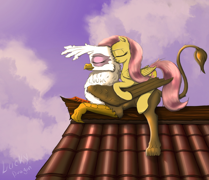      My Little Pony, Gilda, Fluttershy, 