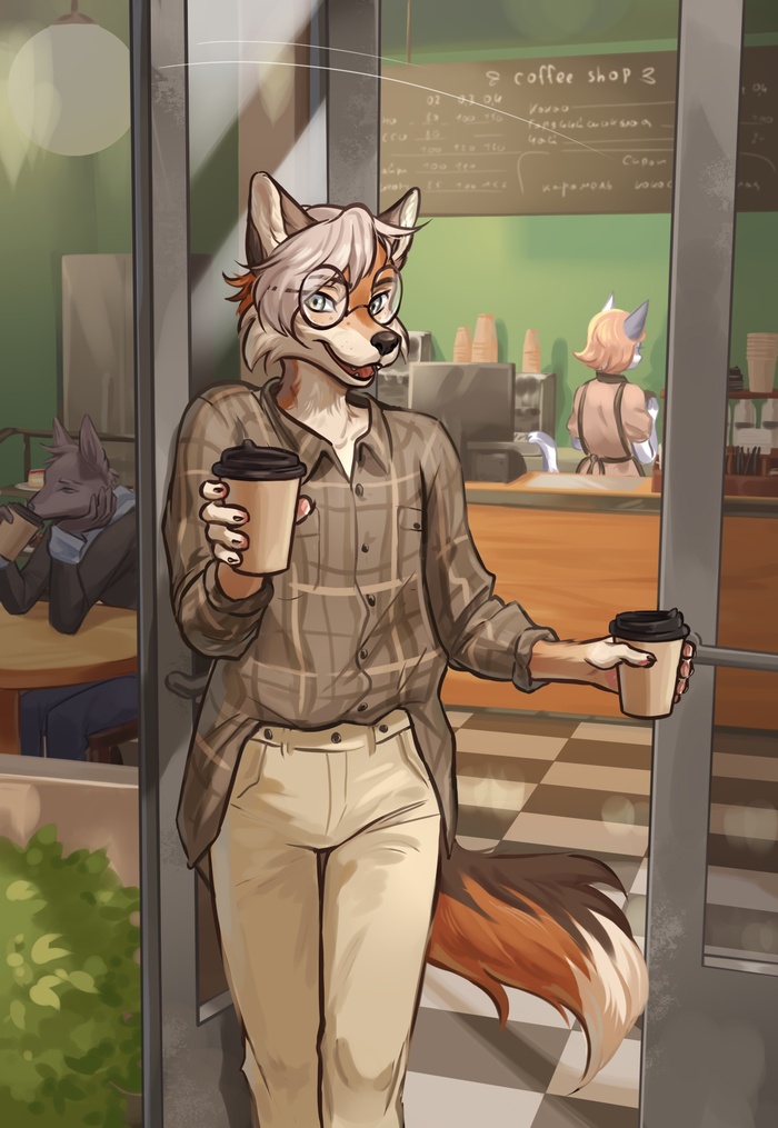  , Furry Canine, Furry Fox, , , Oooopo, , Furry Art, ,  ()