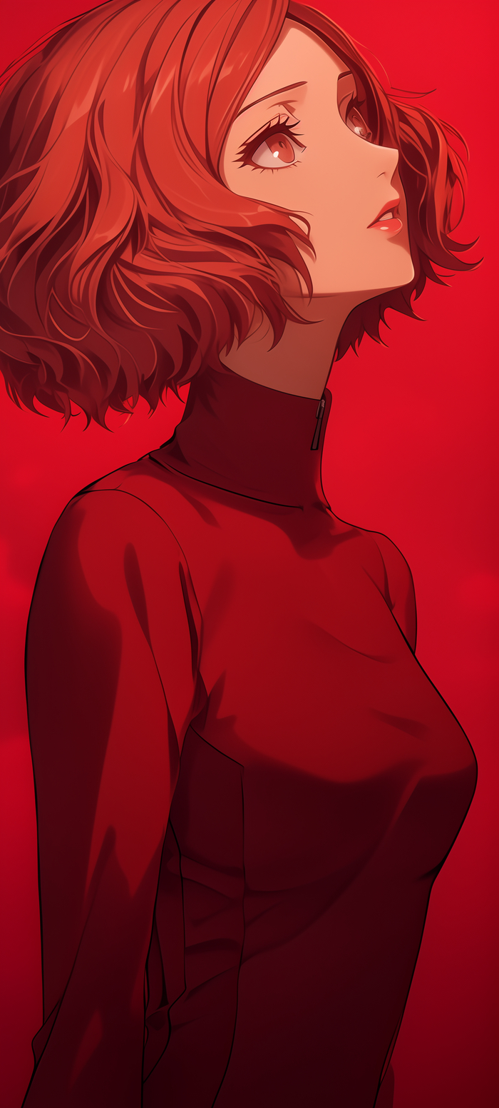  , , Anime Art, Persona, Persona 5, , Game Art,  , Okumura Haru, 