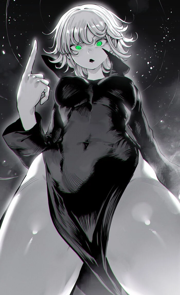 Тацумаки - Niwarhythm, Арт, Аниме, Anime Art, Onepunchman, Tatsumaki