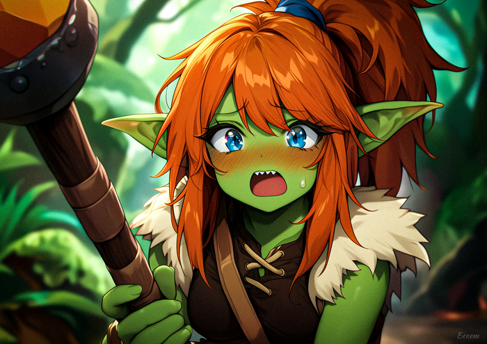 "Это... это точно посох? Похоже на целую булаву..."