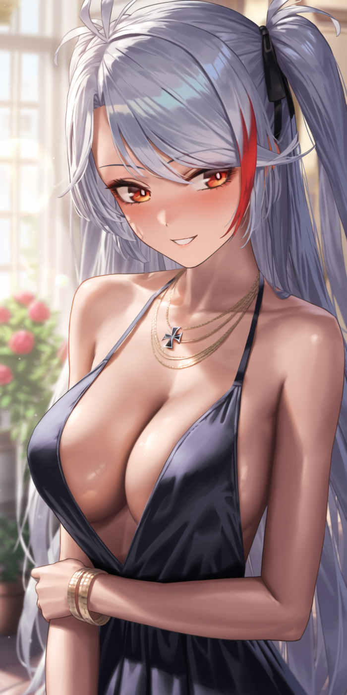 Prinz Eugen Prinz Eugen, Azur Lane, ,  , Pixiv, Anime Art, , 