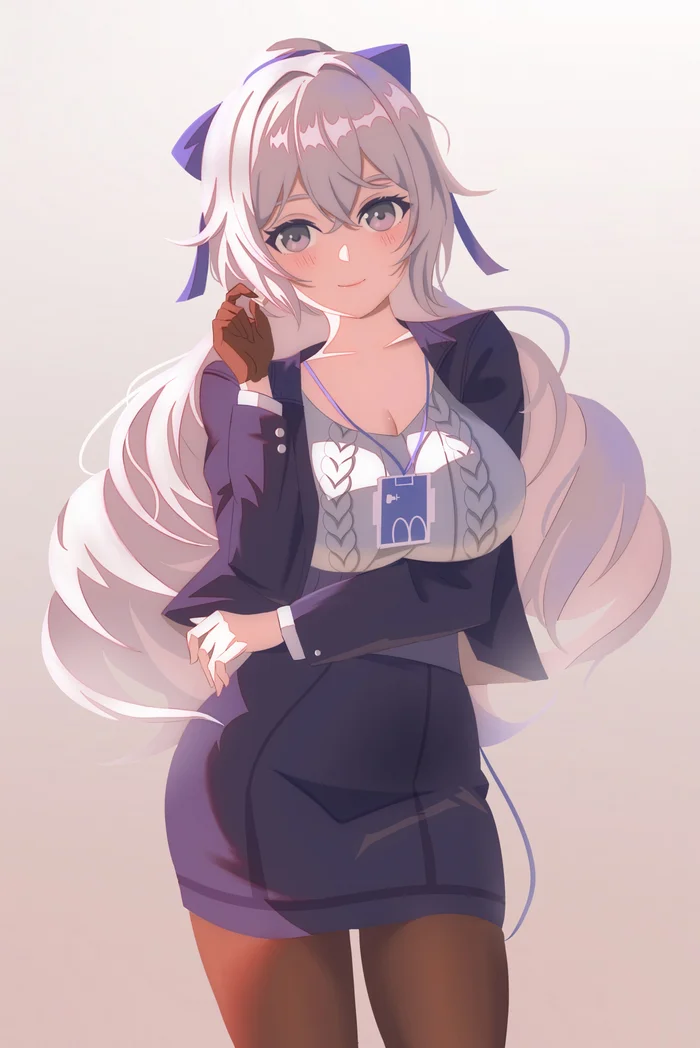 Bronya - Anime Art, Аниме, Honkai Impact, Bronya Zaychik