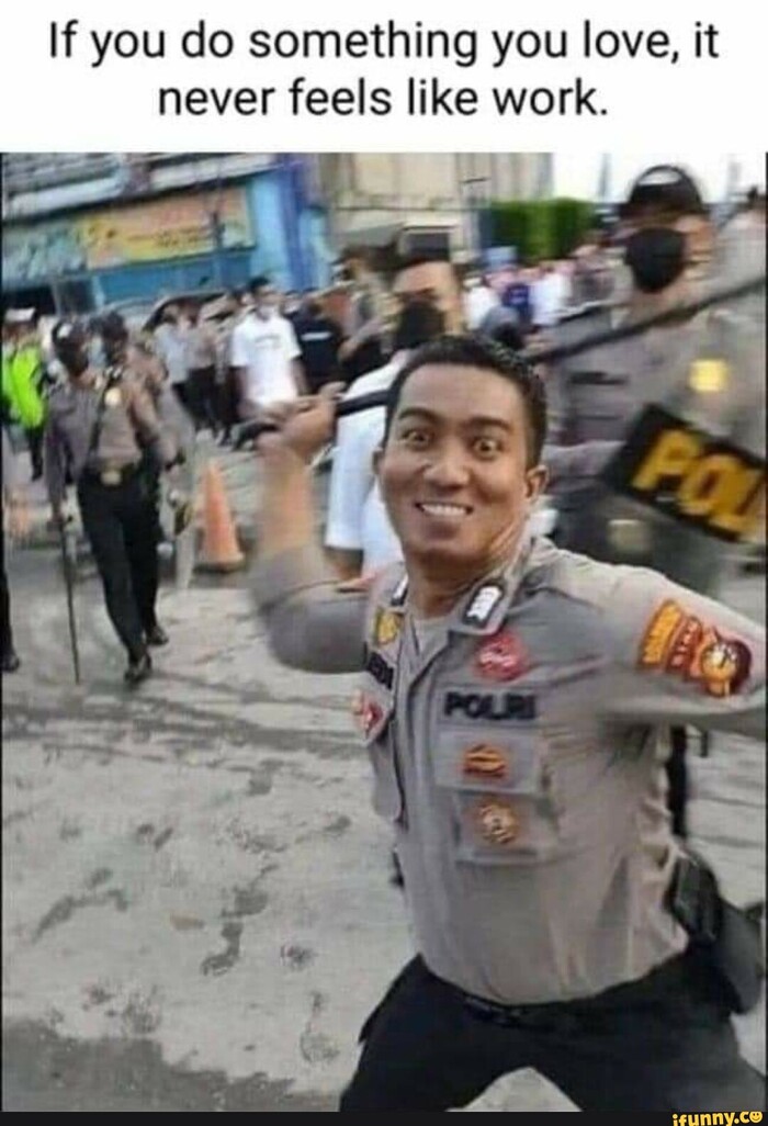 Когда очень любишь свою работу