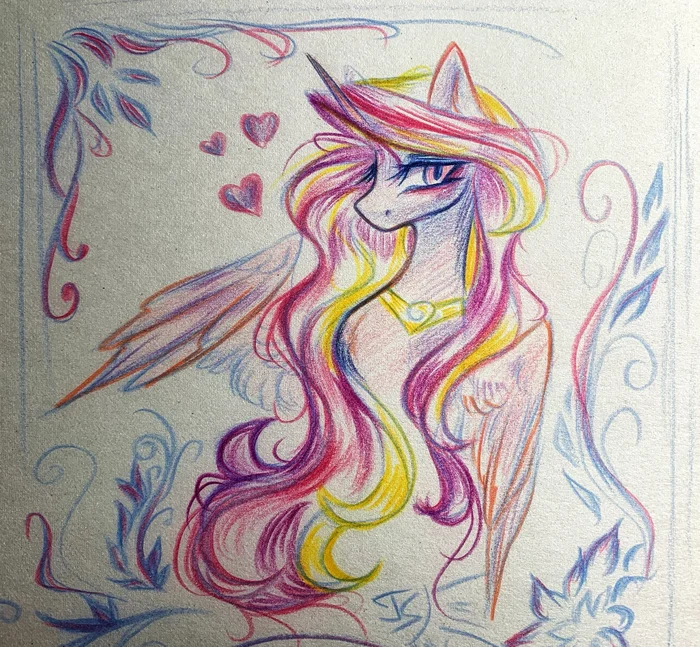 Mi Amore Cadenza - My little pony, Princess cadance, Traditional art