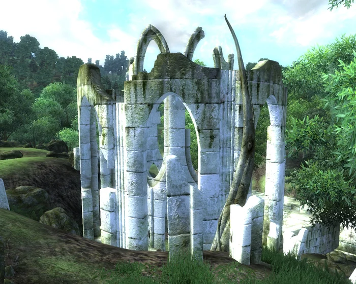 A well-preserved Ayleid tower - My, Bethesda, The elder scrolls, The Elder Scrolls IV: Oblivion, RPG, Tamriel, Cyrodile, Aileids, Tower, Nostalgia, Screenshot