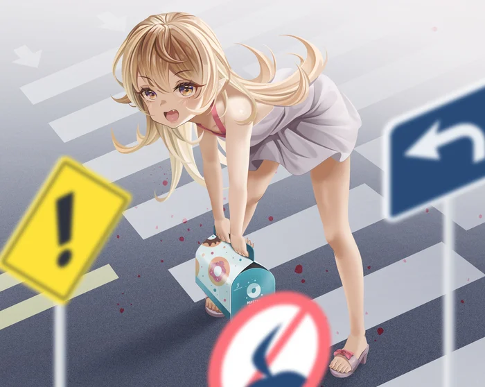 Shinobu Oshino - Monogatari series, Shinobu Oshino, Anime Art, Аниме