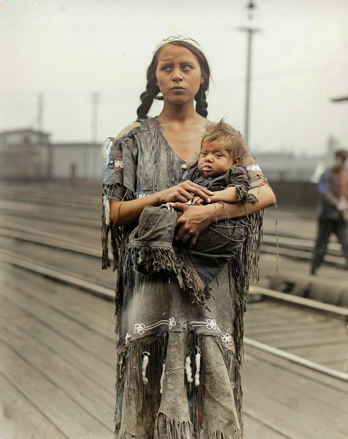 Подборка интересных и необычных фотографий из США. 20 раскрашенных фотографий ХХ века. Часть VII Старое фото, Историческое фото, Фотография, США, Колоризация, 20 век, Длиннопост