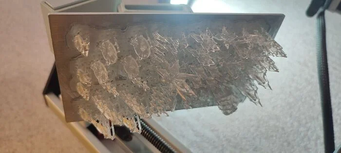 First print with clear resin - My, 3D печать, 3D printer, 3D modeling, Figurines, Manufacturing, Resin, Transparency, Anycubic, Anycubic Photon, Longpost