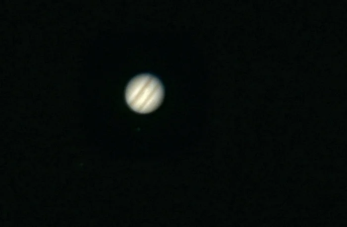 Jupiter in a 130mm telescope - My, Space, Planet, Astronomy, solar system, Jupiter, Astrophoto