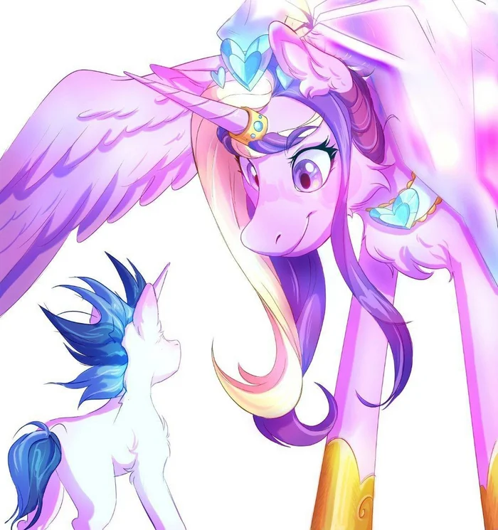 A small thing, but nice! - My little pony, Princess cadance, Shining armor