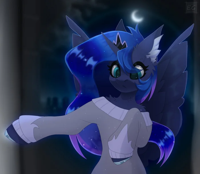 В свитере - My Little Pony, Princess Luna