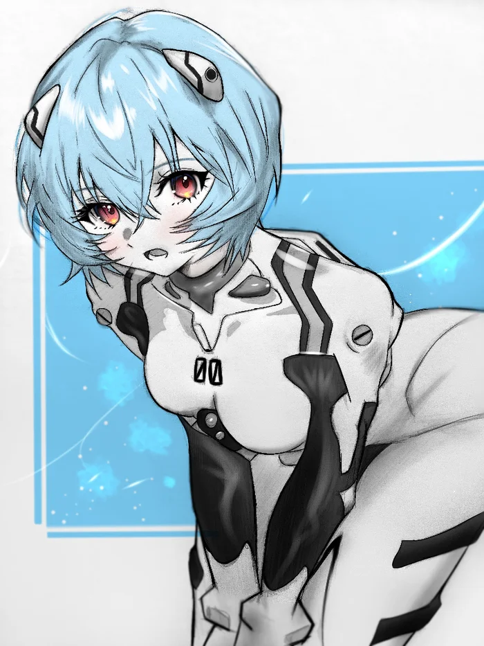 Rei - Anime Art, Аниме, Evangelion, Rei Ayanami