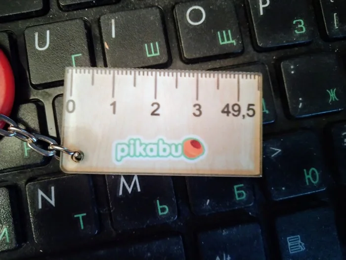 Reply to the post PIKABUSHNIK's Ruler - My, Peekaboo, Ruler, 49 and 5, Reply to post, Keychain