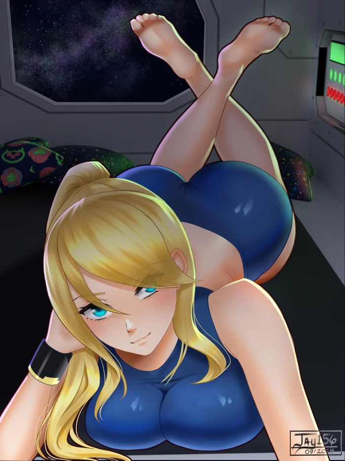 Samus Aran - Pixiv, Anime, Anime art, Games, Booty, Game art, Samus aran, Metroid