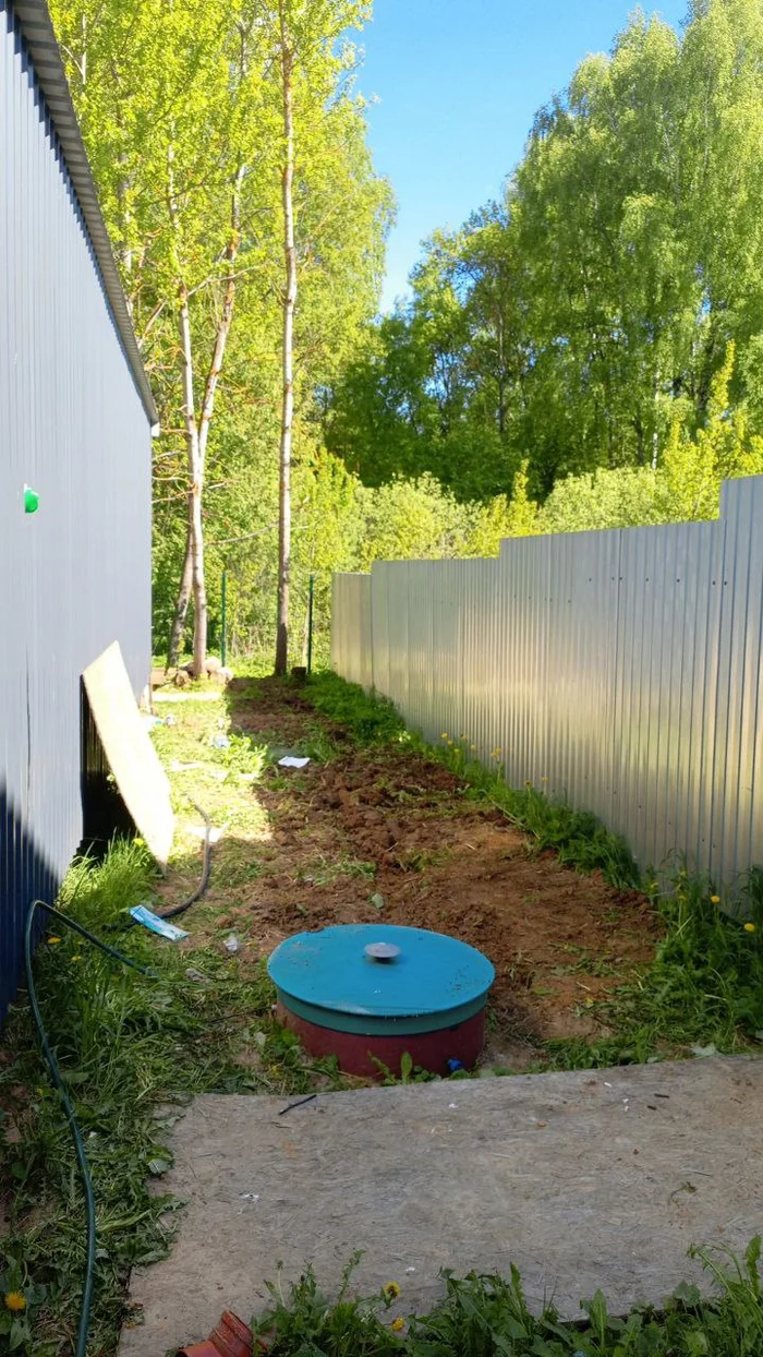 Made a mistake when installing a septic tank and paid twice - My, Septic tank, Dacha, Breaking, Smart House, Electrician, Longpost