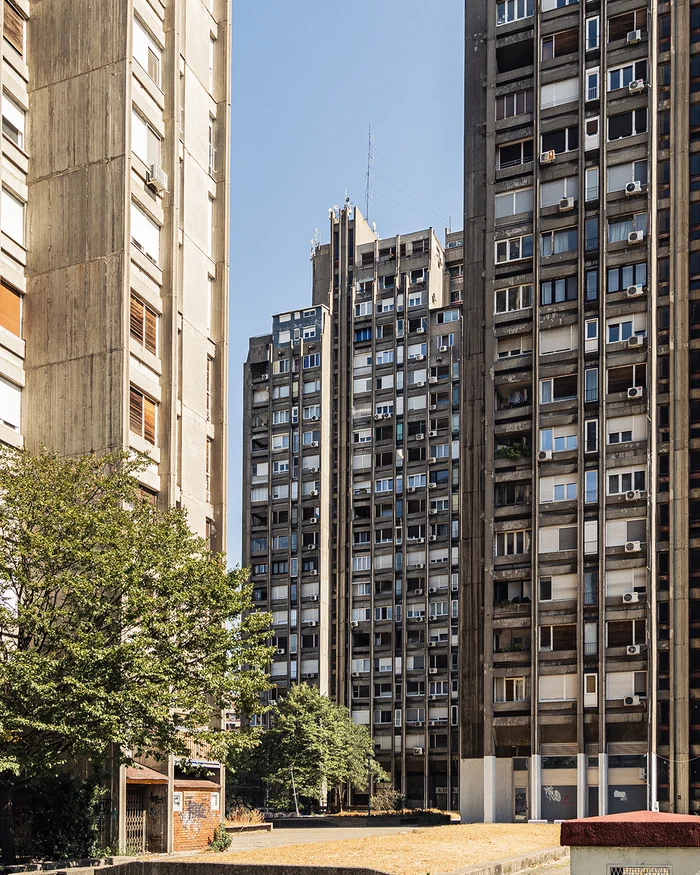 Blocks 22-23 in New Belgrade - Brutalism in Belgrade part 4 - My, Building, Architecture, Travels, Street photography, History, Belgrade, Serbia, Longpost