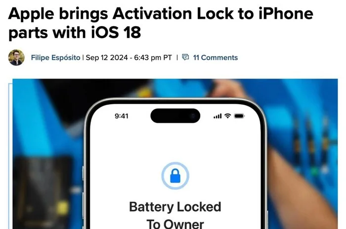 Apple начнет блокировать iPhone, если в нем установлены донорские запчасти - Apple, iPhone, iOS, Операционная система, Фишка, Инновации, Секта, Электроника