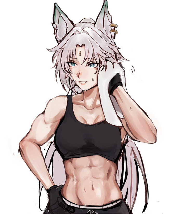 Feixiao Honkai: Star Rail, Feixiao (Honkai: Star Rail), , , , Anime Art, ,  , Muscleart, Animal Ears, , , 