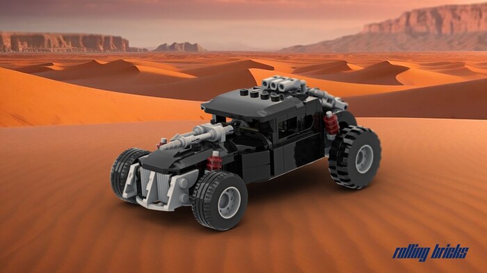 #MOCдня Cranky Black from Furiosa: A Mad Max Saga от RollingBricks