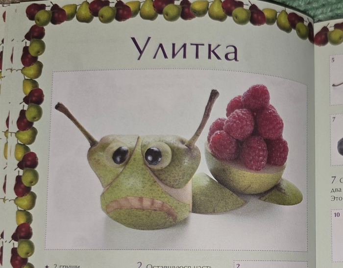 Зацените зубки (а ведь вам еще это и вырезать). Горка малины сверху не сильно меняет дело к лучшему. (я бы ожидал там какого то клопа-вонючку)