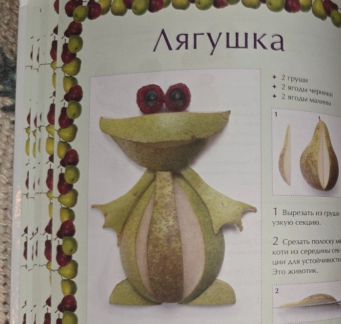 странный впереди галстук? у лягушки, считаем, что это слюнявчик...